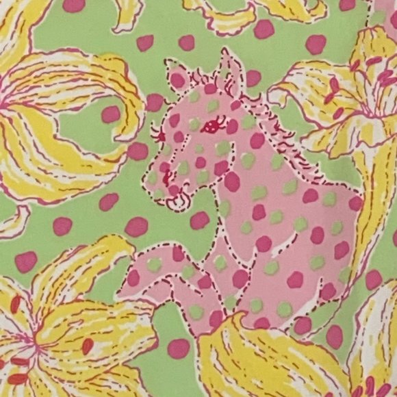 Lilly Pulitzer Fillies for Lilies Pink Horse Shift Dress - Picture 2 of 9